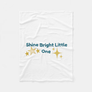Polaire Couverture pour enfants Shine Bright Little One