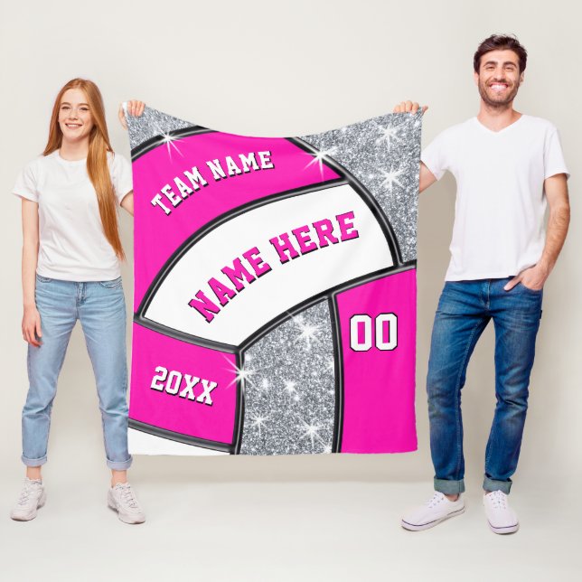 Polaire Couverture rose, blanche, argentée d'ouatine de (En situation)