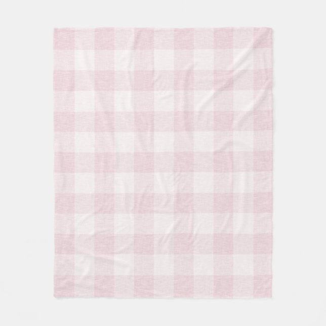 Polaire Couverture rose d'ouatine de plaid de Buffalo (Devant)
