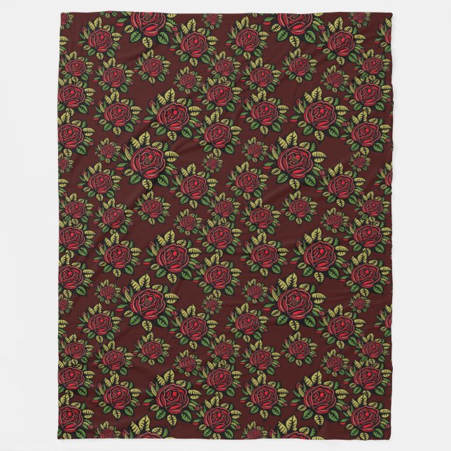 Polaire couverture rouge (Devant)