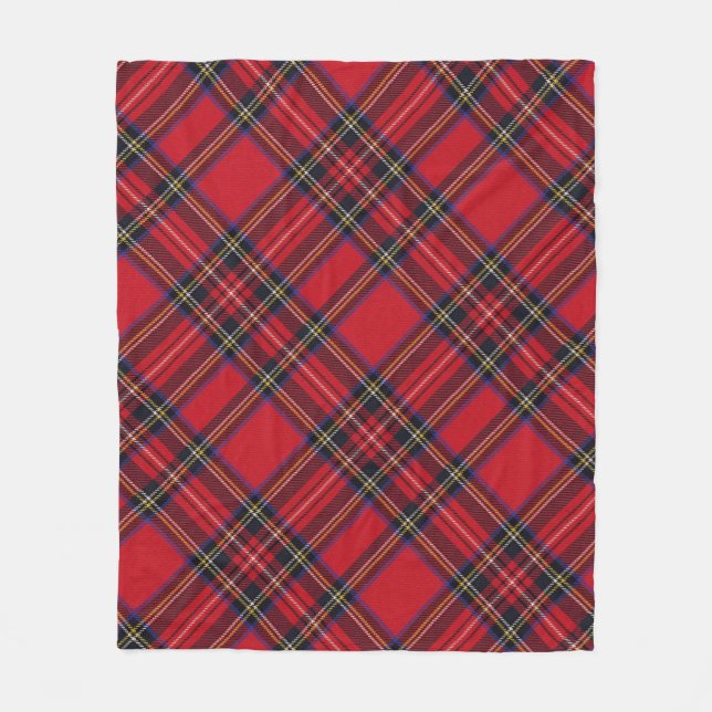 Polaire Couverture royale de tartan de Stewart (Devant)