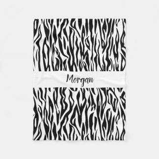 Polaire Couverture Safari Chic Zebra Pour Les Esprits Aven