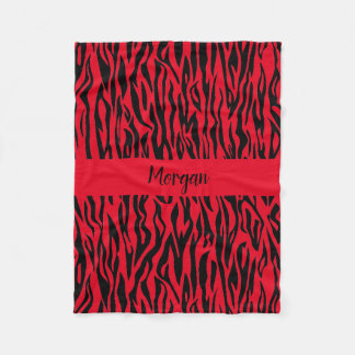 Polaire Couverture Safari Chic Zebra Pour Les Esprits Aven