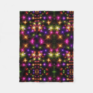 Polaire Couverture Sherpa Étoile Éclatante Lumineuse