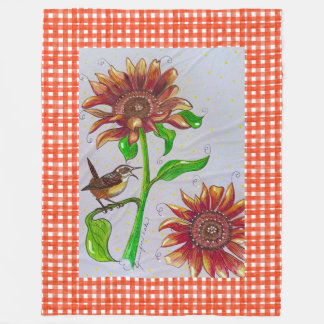 Polaire Couverture Tournesol