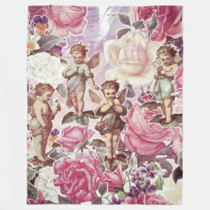 Polaire Couverture victorienne d'ouatine de jardin, grande