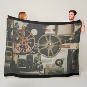 Polaire Couverture vintage d'ouatine de projecteur de