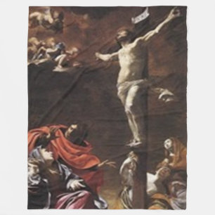 Polaire CRUCIFIXATION de couverture d'ouatine de JSUS