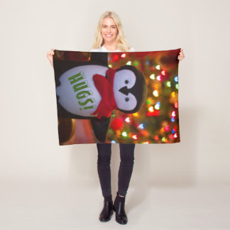 Polaire Cute couverture à jetons de pingouin