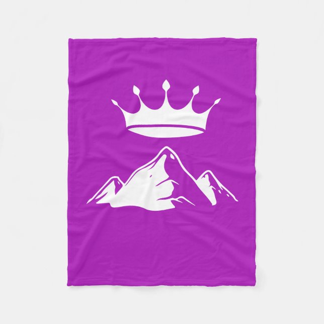 Polaire Drapeau en pierre de coeur - Petite couverture en  (Devant)