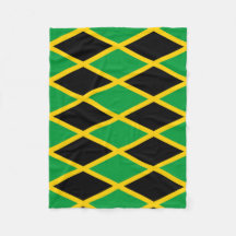 Drapeau Jamaïcain Fleece Jetez la couverture