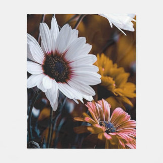 Polaire Élégante couverture en molleton fleuri