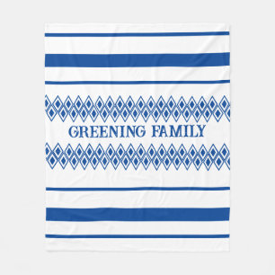 Polaire Famille à motifs brouiller couverture traditionnel