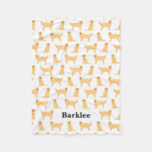 Polaire Golden Retriever Couverture personnalisée - Chien