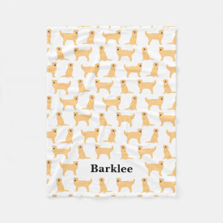 Polaire Golden Retriever Couverture personnalisée - Chien