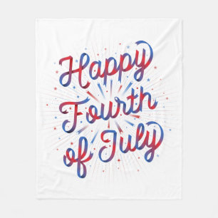 Polaire Gradient (rouge/bleu) 4 juillet de couverture