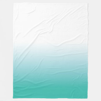 POLAIRE GRANDE COUVERTURE DE L'AQUA OMBRE DE TURQUOISE