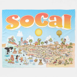 Polaire Grande couverture en toison SoCal