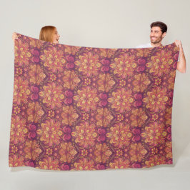 Polaire Hippie rétro : Couverture de voyage de route rose