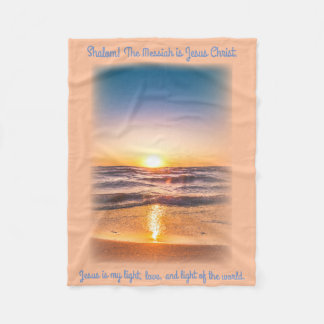 Polaire Jésus est couverture presse de la plage légère