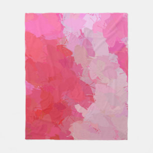 Polaire Joli Papillons rose flece couverture