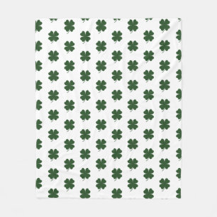 Polaire Joyeuse couverture des Shamrocks de la Saint-Patri