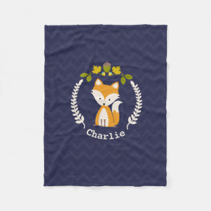 Polaire La guirlande Chevron de Fox badine la couverture