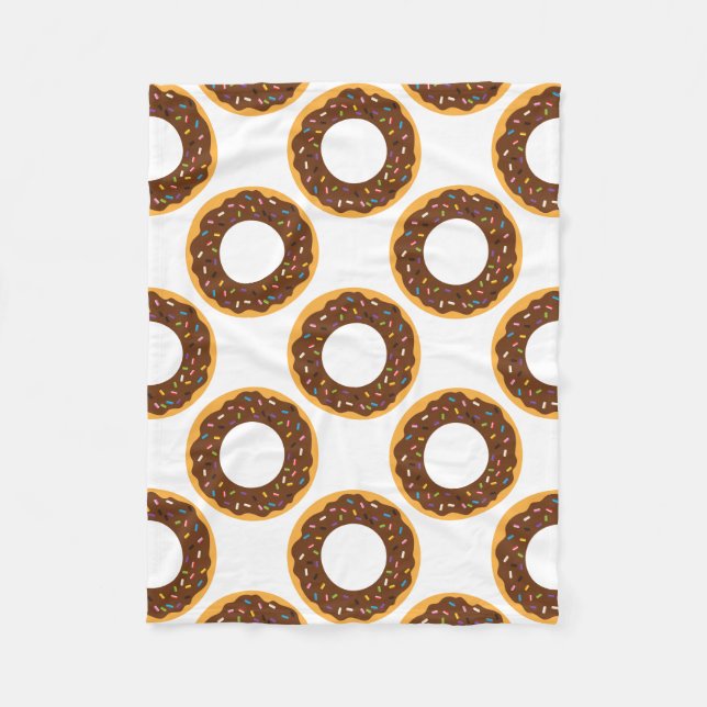 Polaire Le chocolat arrosent la couverture d'ouatine de (Devant)