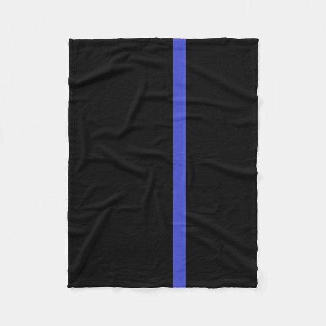 Polaire Ligne bleue mince couverture pour LION (Devant)