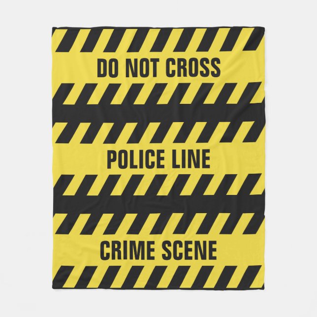 Polaire Ligne de police de Faux couverture faite sur (Devant)