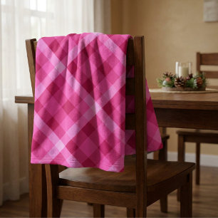 Polaire Magnifique plaid rose magenta petite couverture en