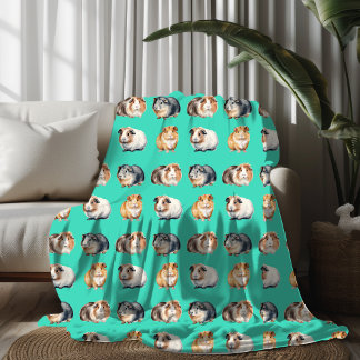 Polaire Mignonne couverture en molleton de cochon d'Inde à