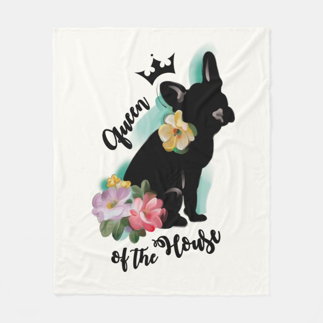 Polaire MILIEU de la couverture | d'ouatine de bouledogue (Devant)