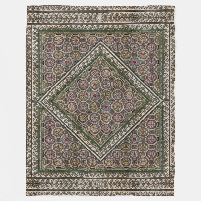 Polaire Mosaïque ancienne couverture Sherpa (Devant)