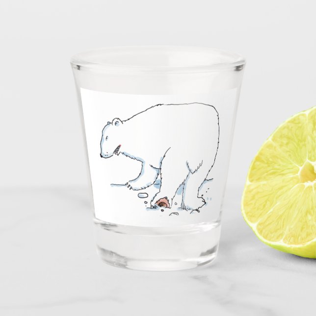 Polaire Ours blanc verre (Devant)