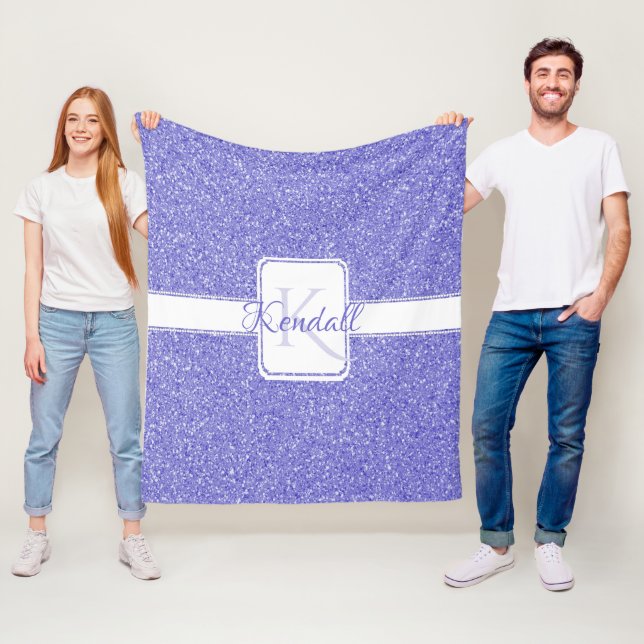Polaire Parties scintillant violette - Couverture de lance (En situation)