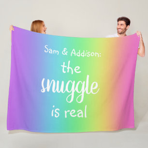 Polaire Personnalisé Le Snuggle est Véritable Couverture A