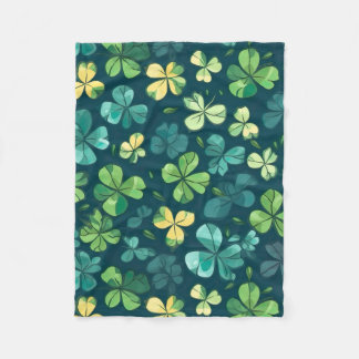 Polaire Petite couverture de trèfle quatre feuilles