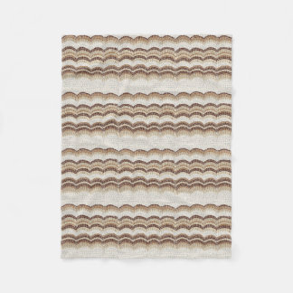 Polaire Petite couverture d'ouatine de mosaïque beige