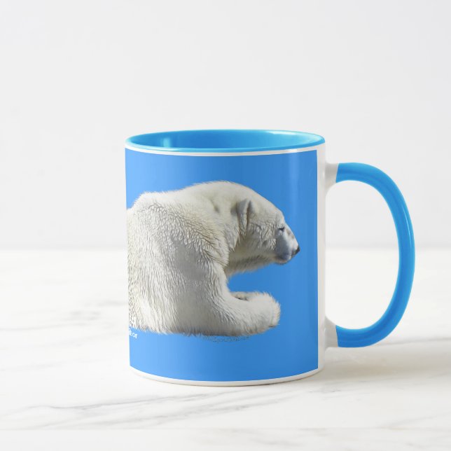 POLAIRE REPOSANT BAIE À café Mug (Droite)