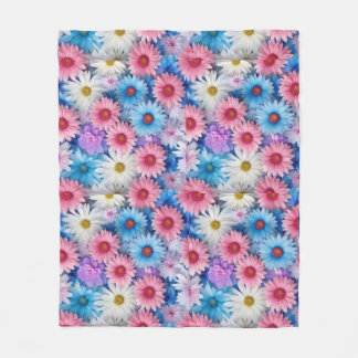 Polaire Rêves florissants : couverture fleurie confortable