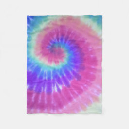 Polaire spirale d'arc-en-ciel de couverture d'ouatine de