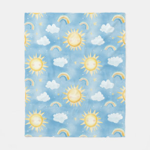 Polaire Sunshine Rainbows et ciel lumineux couverture conf