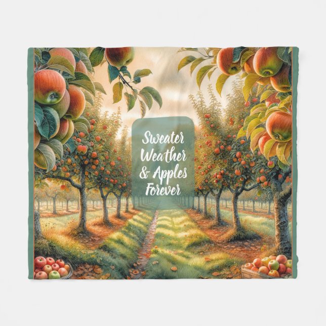 Polaire Sweer Météo & Pommes pour toute couverture en pola (Devant (Horizontal))