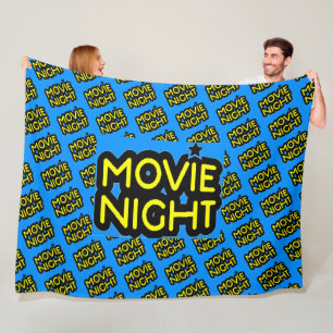 Polaire Texte de soirée cinéma sur la couverture bleue