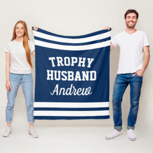 Polaire TROPHY HUSBAND drôle de couverture en toison pour