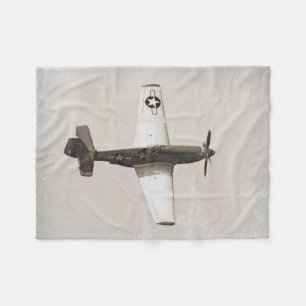 Polaire Vieille couverture d'ouatine des avions B&W de