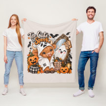 Vous jolie couverture de jet Halloween de vache de