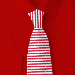 Poland Flag Brick Pattern Krawatte