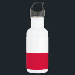 Poland Flag Edelstahlflasche<br><div class="desc">Patriotic flag of Poland.</div>
